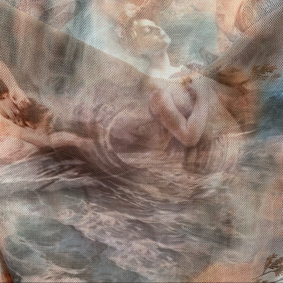 Pretty Little Thing Renaissance Mesh Bodysuit - Picture 7 of 7